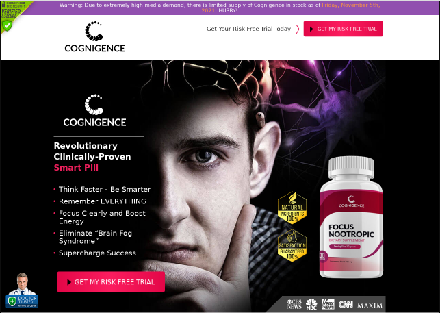 Where to Buy Cognigence Focus